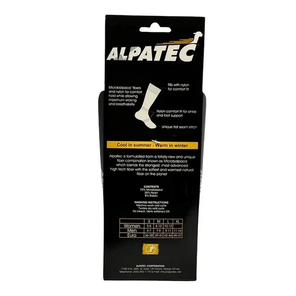 ALPATEC Unisex Sport Socks 3-Pack M - Picture 6 of 7